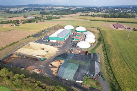 Luftbild Energiepark Melle