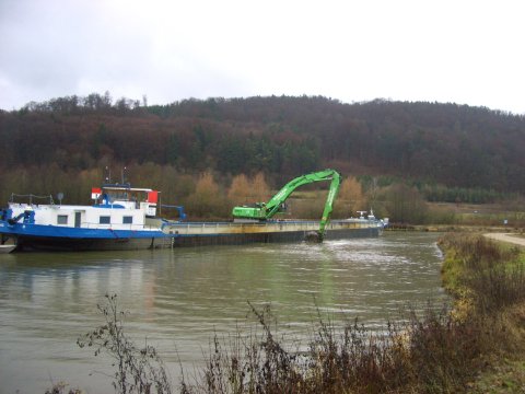 Entschlammung Main-Donau-Kanal